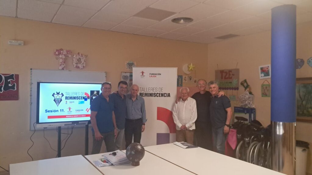 Visita Leyendas Albacete Balompie TALLER QUIRONSALUD ALCABALA ALBACETE