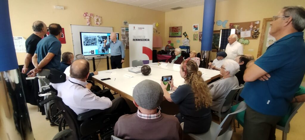 Visita Leyendas Albacete Balompie TALLER QUIRONSALUD ALCABALA ALBACETE