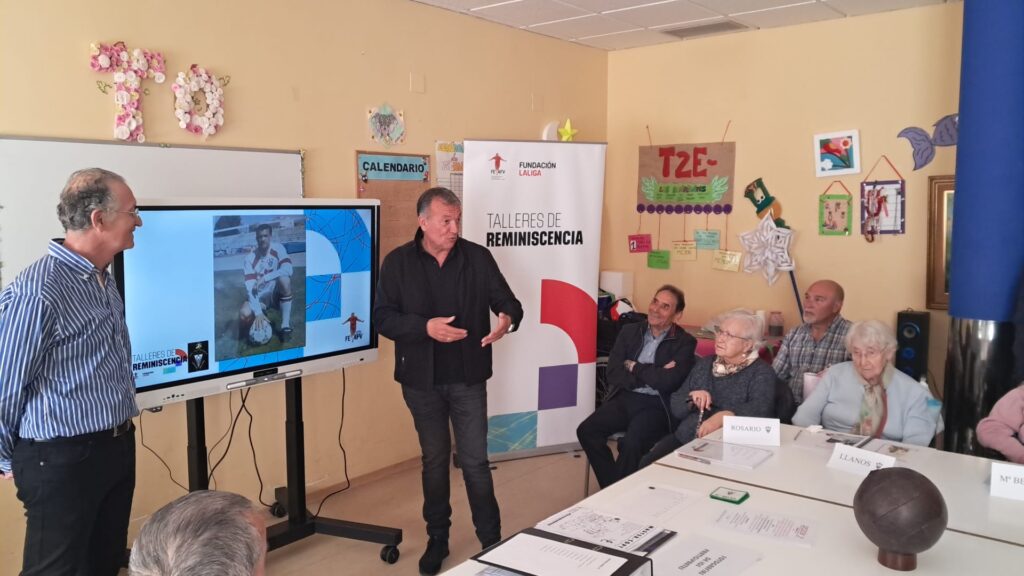 Visita Leyendas Albacete Balompie TALLER QUIRONSALUD ALCABALA ALBACETE