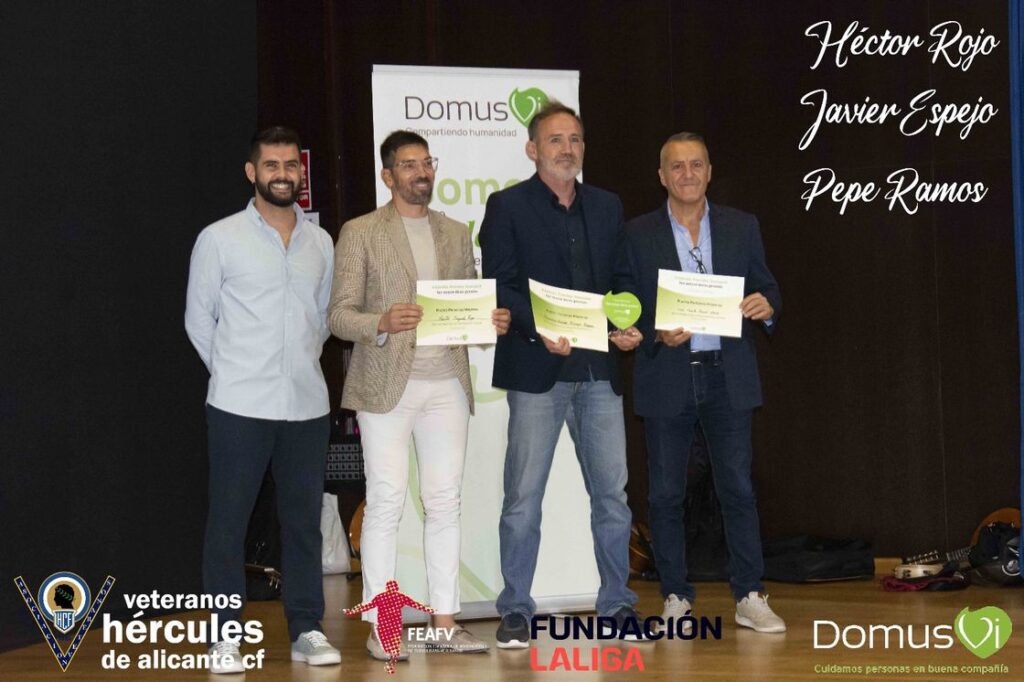 Premio DomusVi Babel Taller Reminiscencia FEAFV FUNDACION LALIGA Asociacion Veteranos Hercules CF