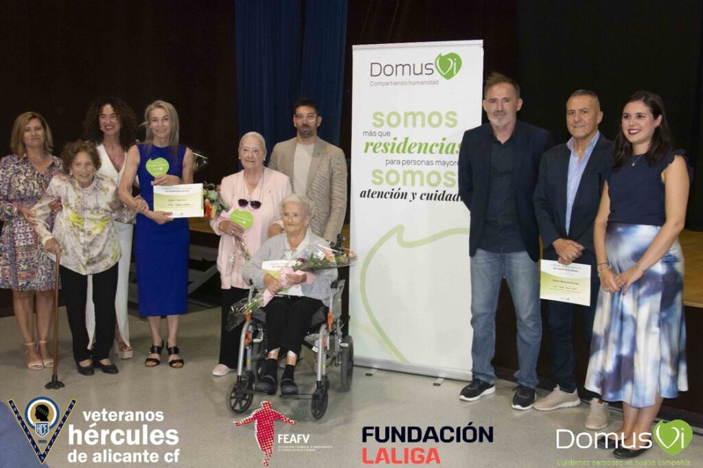 Premio DomusVi Babel Taller Reminiscencia FEAFV FUNDACION LALIGA Asociacion Veteranos Hercules CF