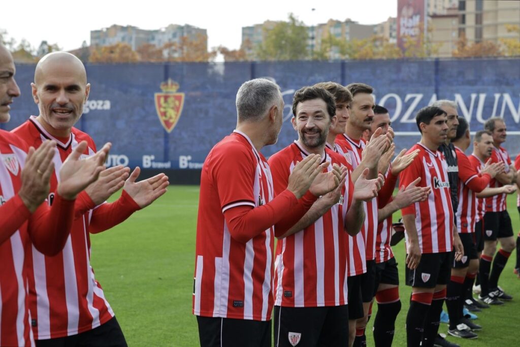 veteranos Real Zaragoza y Athletic Club La Romareda solidaridad partido Aspanoa