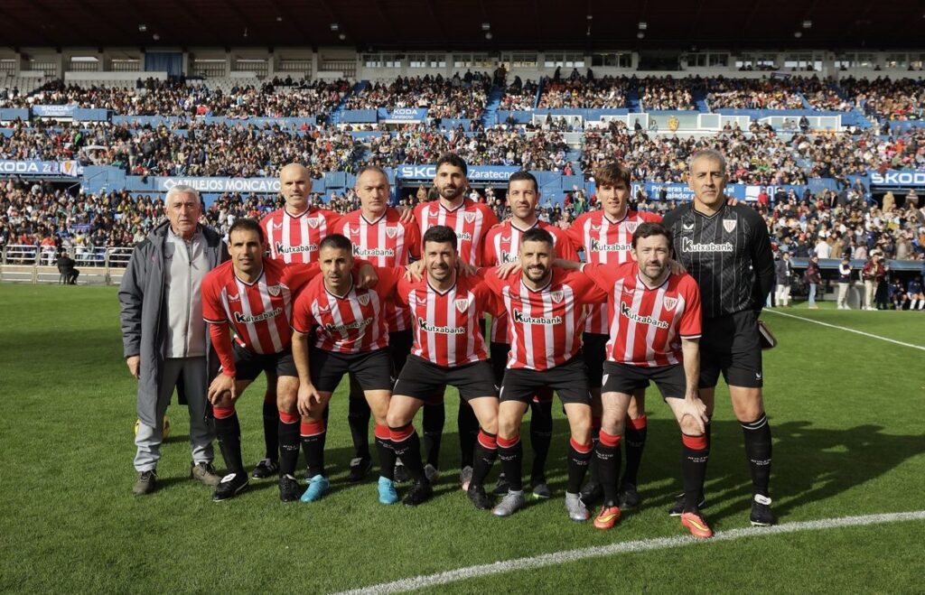 veteranos Real Zaragoza y Athletic Club La Romareda solidaridad partido Aspanoa