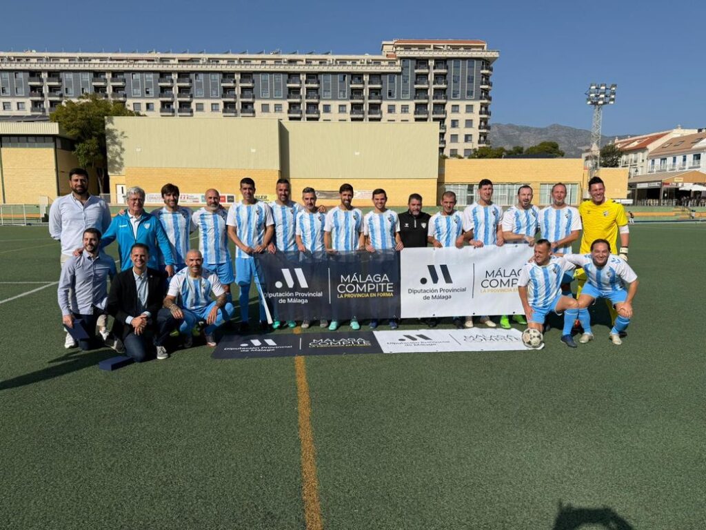 Derbi malacitano veteranos beneficio AECC Fuengirola