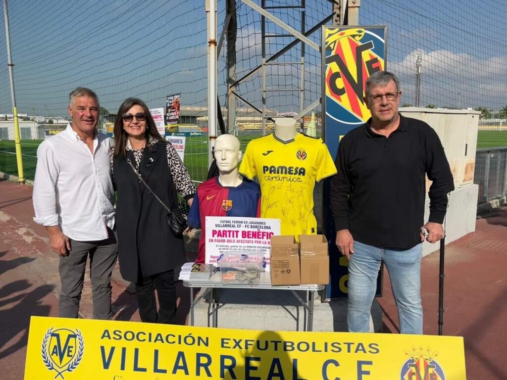 Partido benéfico en Villarreal en solidaridad con los afectados por la DANA